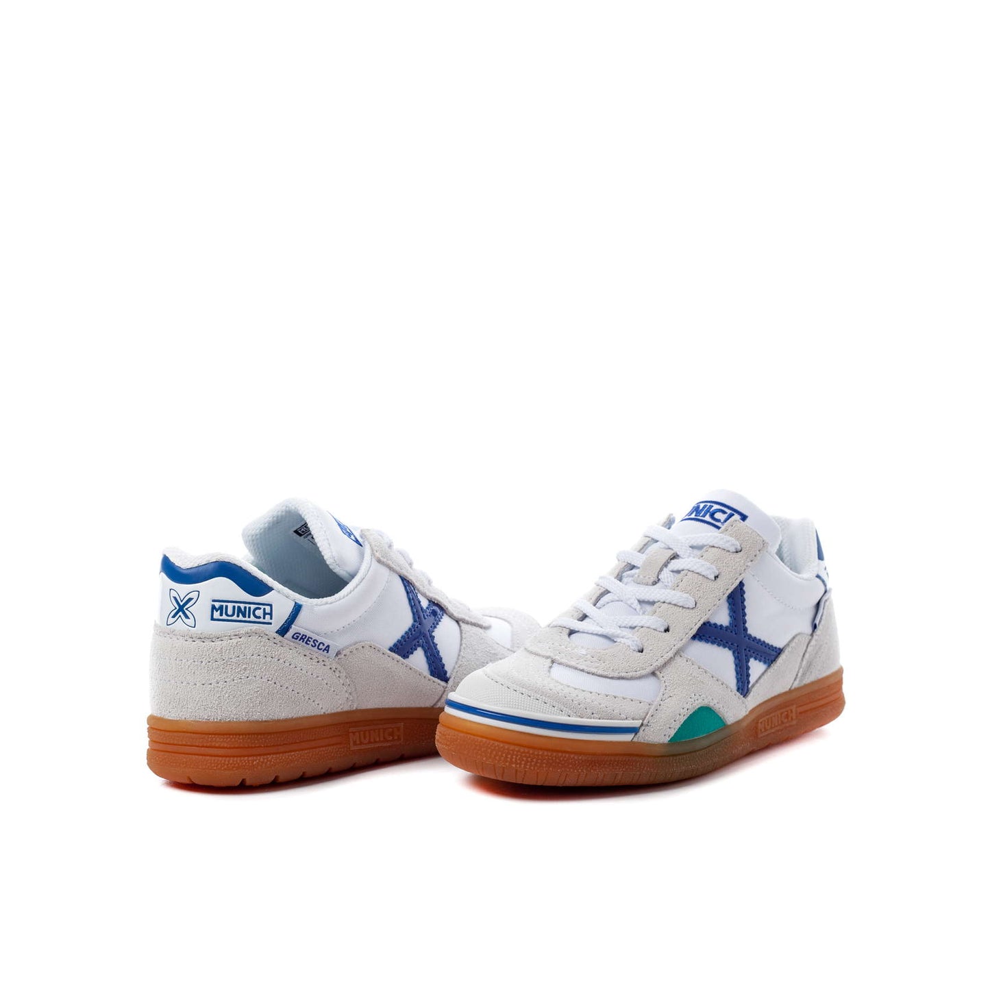 MUNICH GRESCA KID - WHITE INDOOR - 604