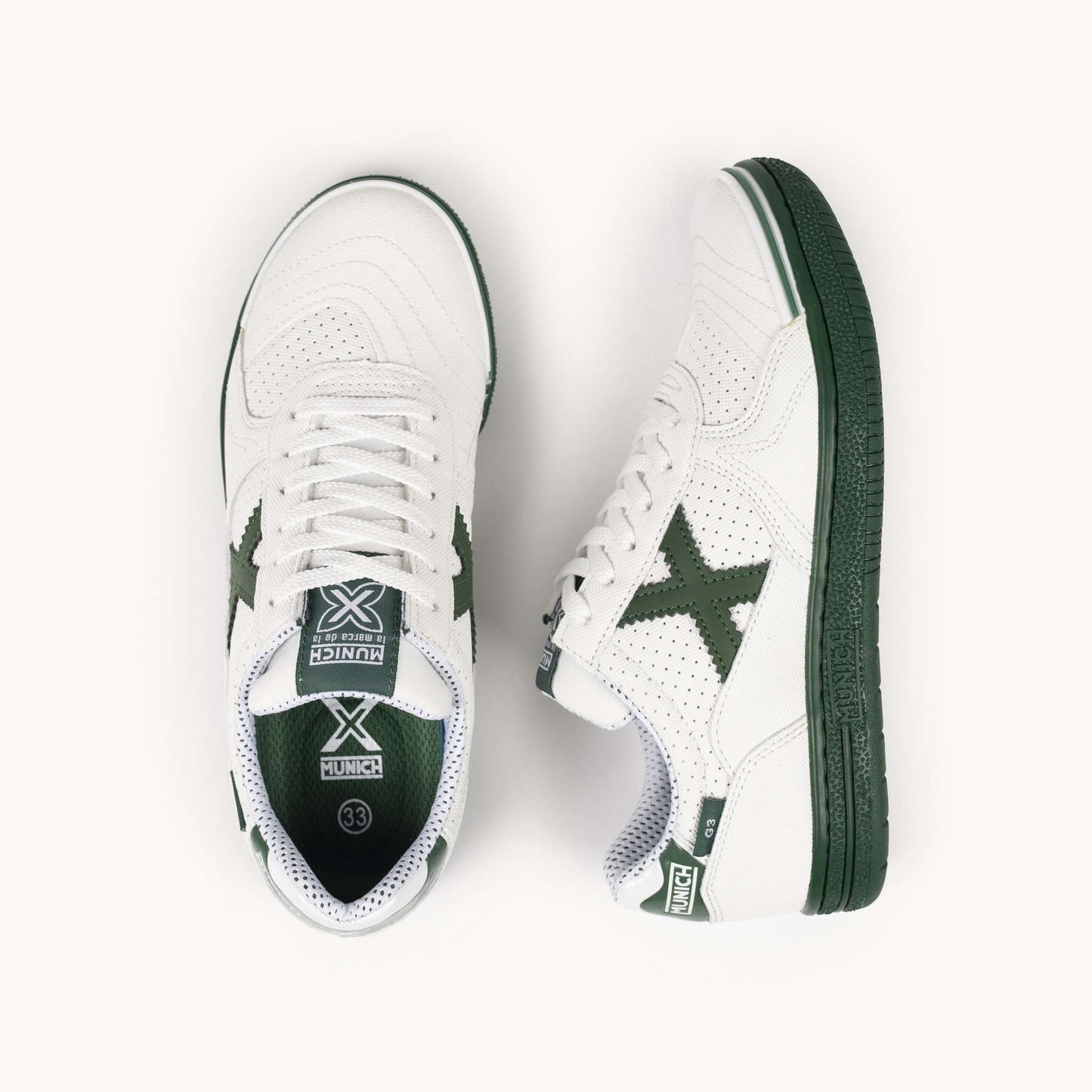 MUNICH G-3 KID - WHITE INDOOR - 450