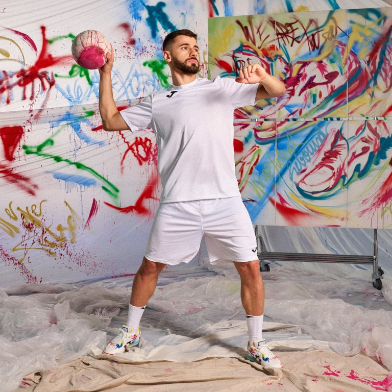 JOMA TOP FLEX - WHITE GRAFFITI INDOOR - 2676