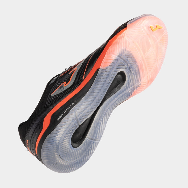 Underside of JOMA Gambeta 2501 showing durable rubber sole with high grip for indoor courts.