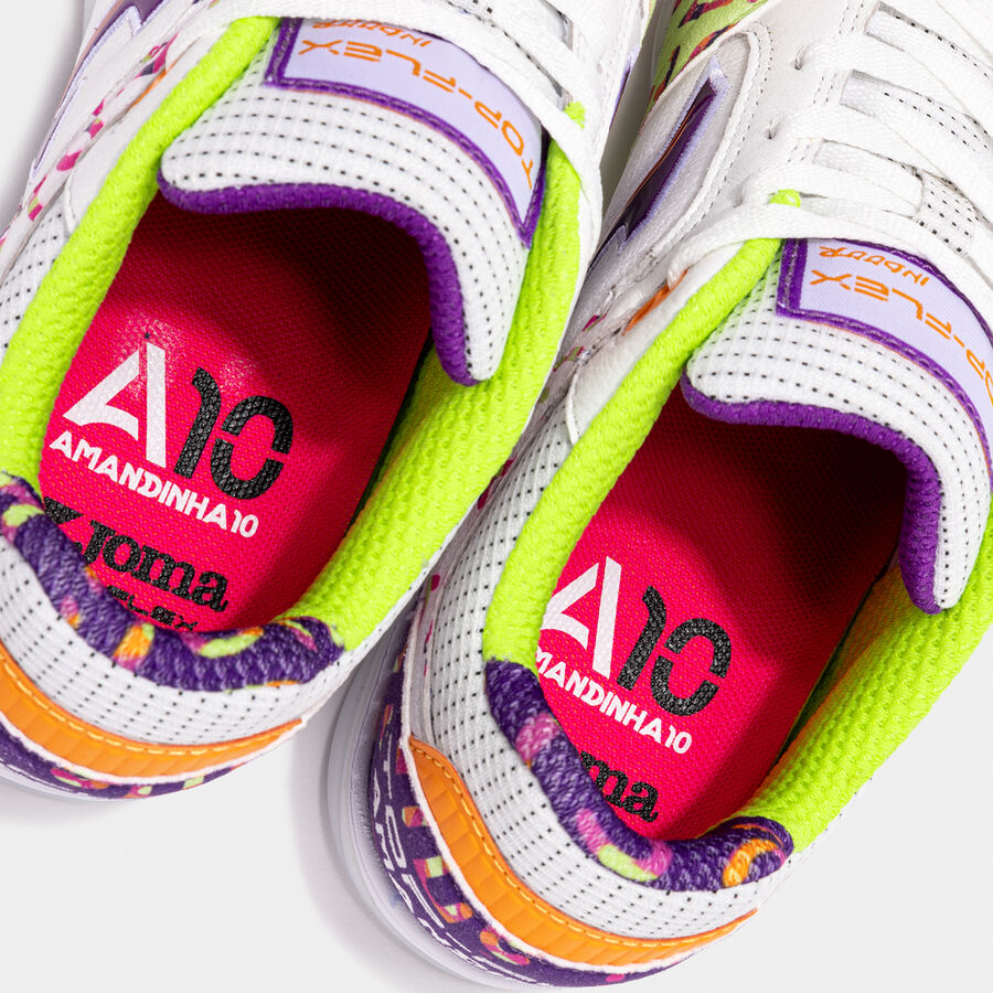 JOMA TOP FLEX - WHITE AMANDINHA INDOOR - 2572