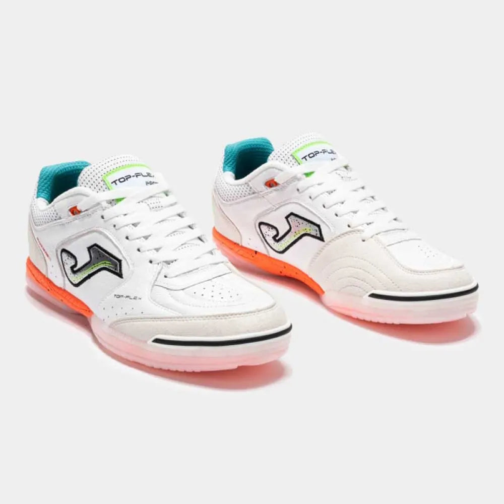JOMA TOP FLEX - WHITE RED INDOOR - 2532