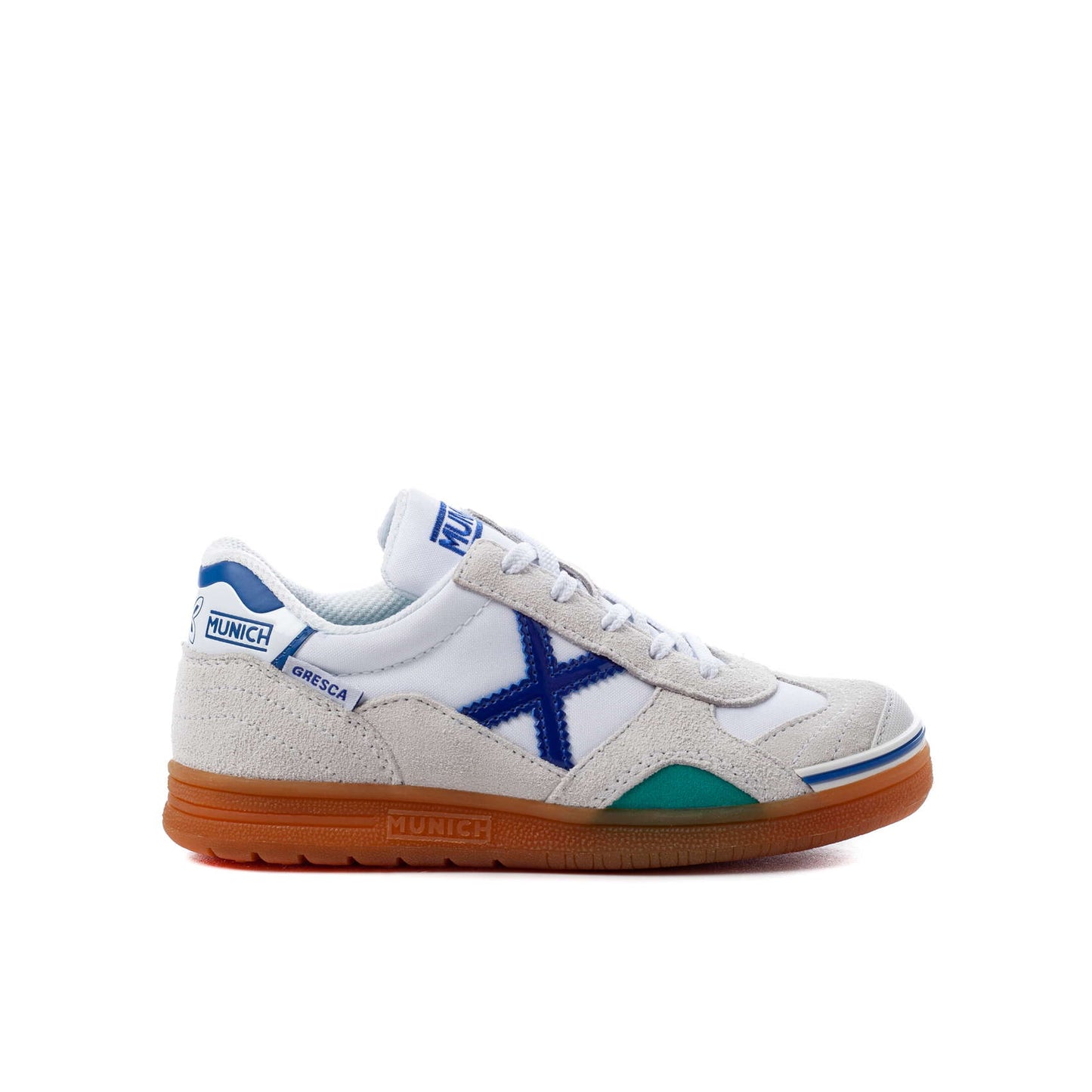 MUNICH GRESCA KID - WHITE INDOOR - 604