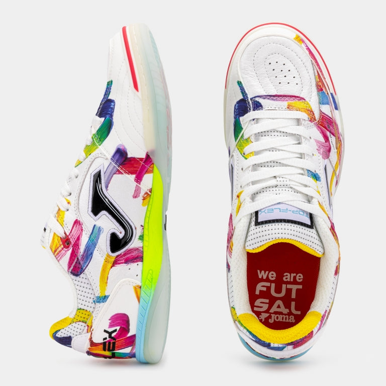 JOMA TOP FLEX - WHITE GRAFFITI INDOOR - 2676