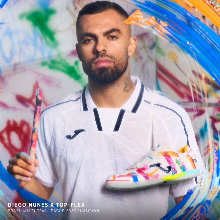 JOMA TOP FLEX - WHITE GRAFFITI INDOOR - 2676
