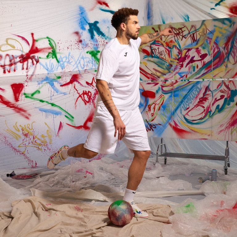 JOMA TOP FLEX - WHITE GRAFFITI INDOOR - 2676