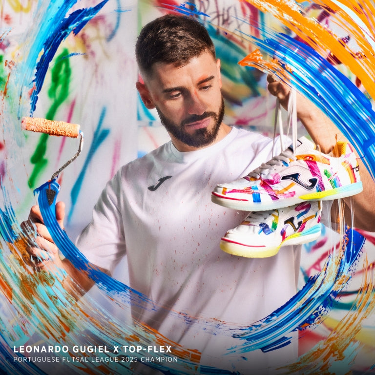 JOMA TOP FLEX - WHITE GRAFFITI INDOOR - 2676